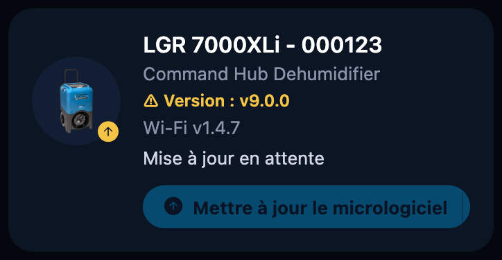 Mise à jour en attente